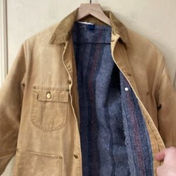 VINTAGE Carhartt Blanket Lined Chore Jacket - Picture 2 of 8